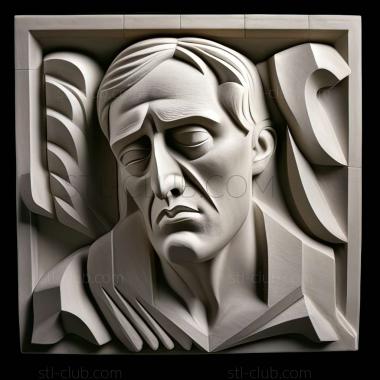 3D model Marsden Hartley American artist (STL)